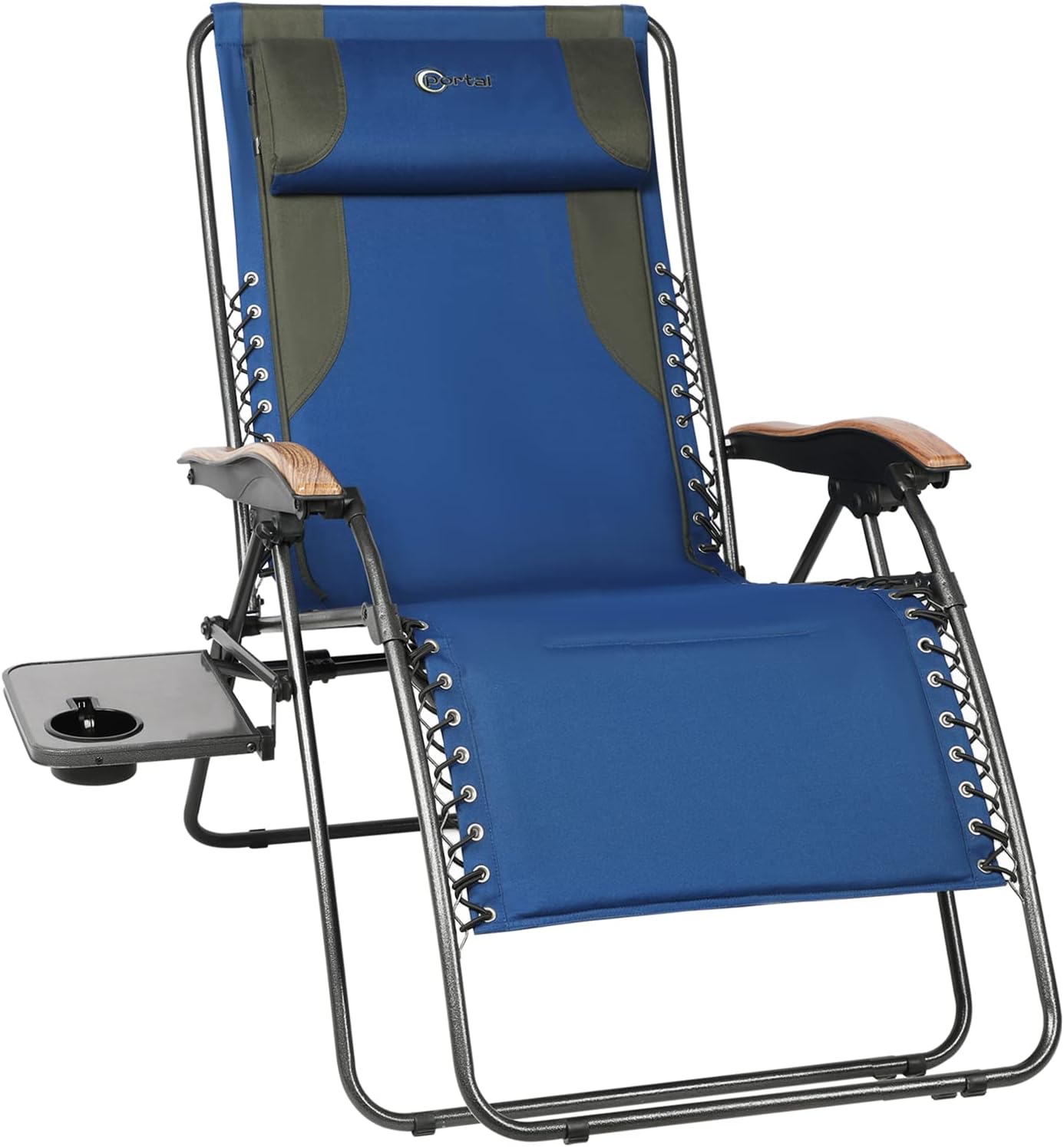 Zero Gravity Reclining Patio Chair with Cup Holder