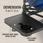 Zero Gravity Reclining Patio Chair with Cup Holder