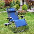 Zero Gravity Reclining Patio Chair with Cup Holder