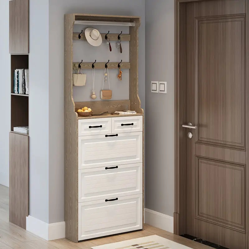 Space-Saving Shoe Storage – Stylish Entrance Organizer
