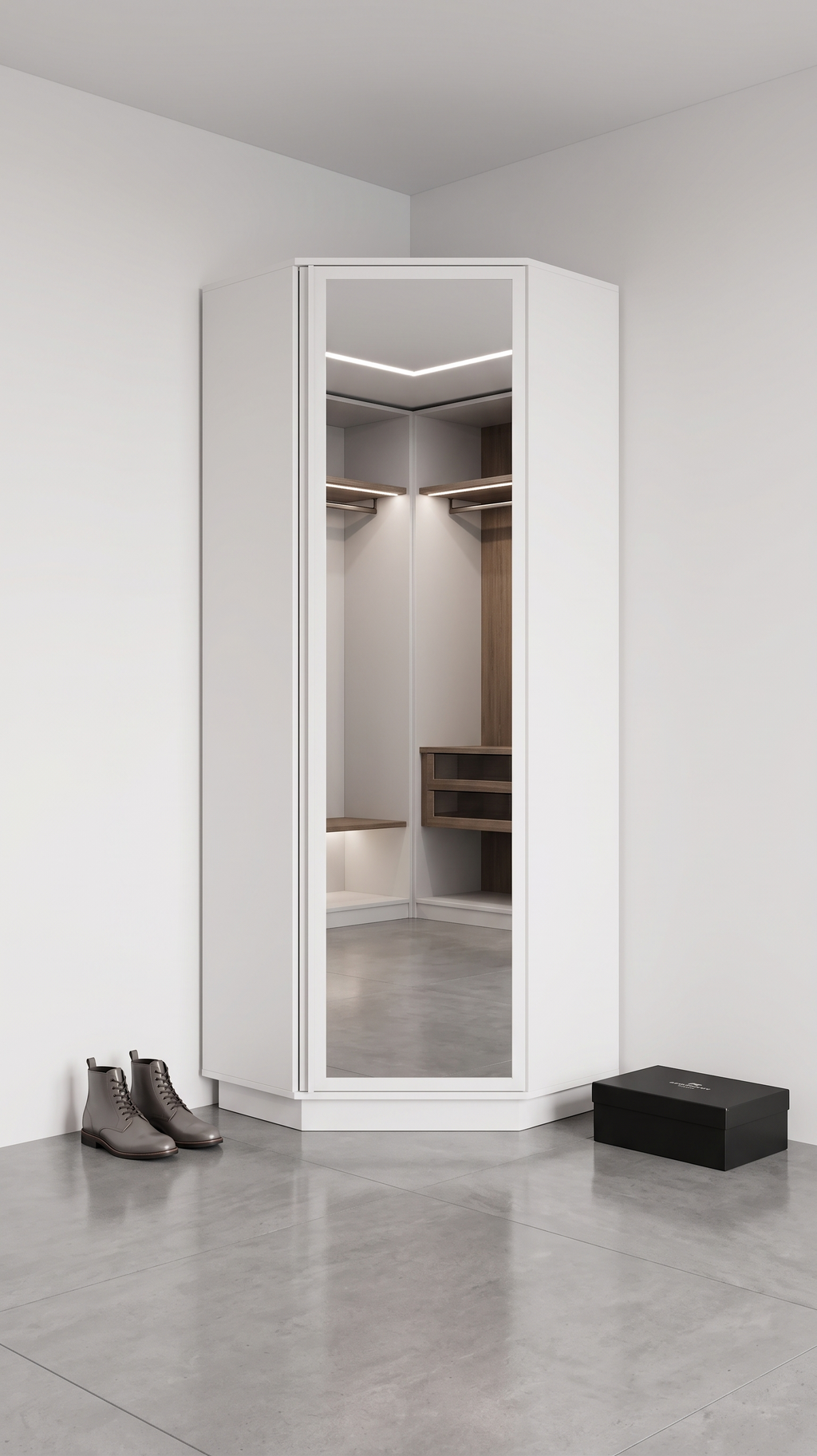 Rotating shoe rack that can accommodate 96 pairs of shoes