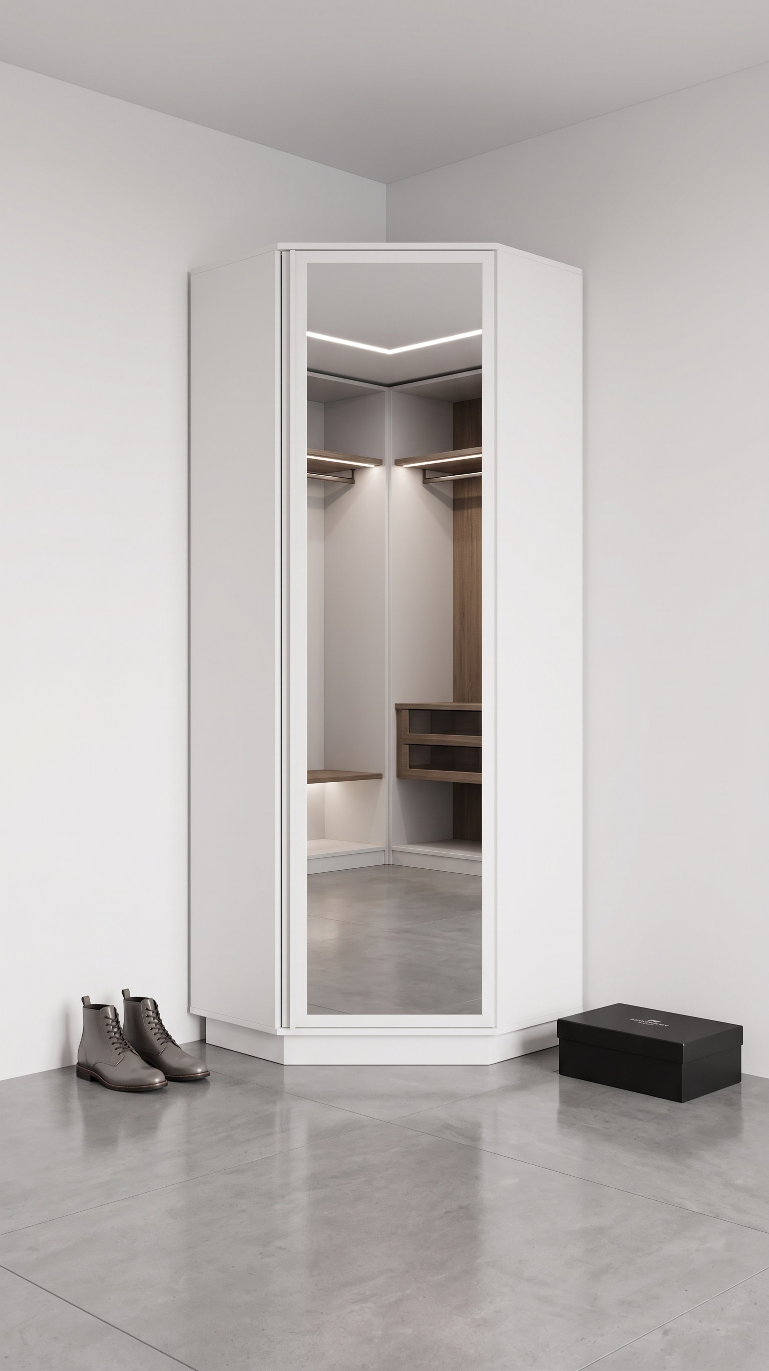 Rotating shoe rack that can accommodate 96 pairs of shoes